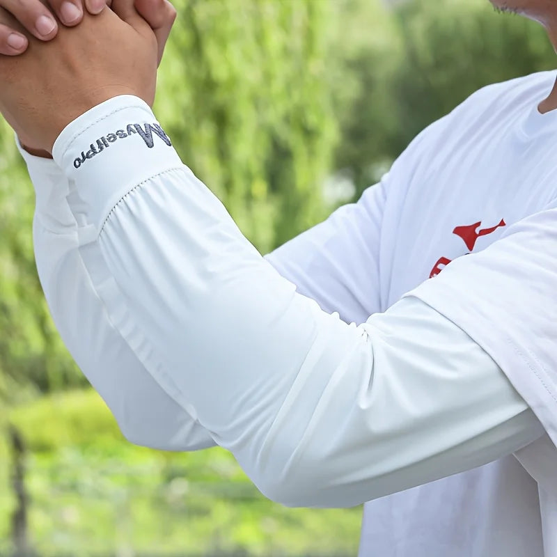 Cooling Arm Sleeves – Ice Silk Sun Protection for Cycling & Outdoor Sports