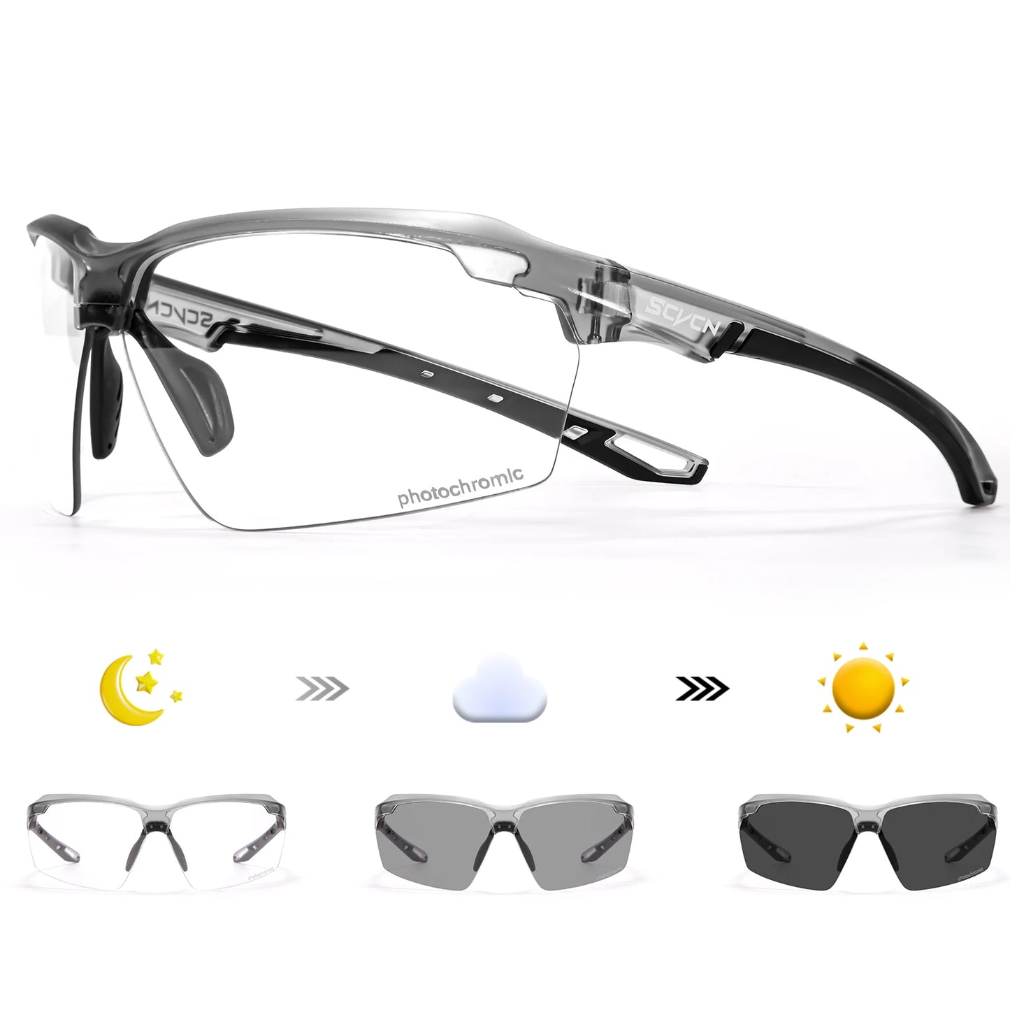 Photochromic Cycling Glasses