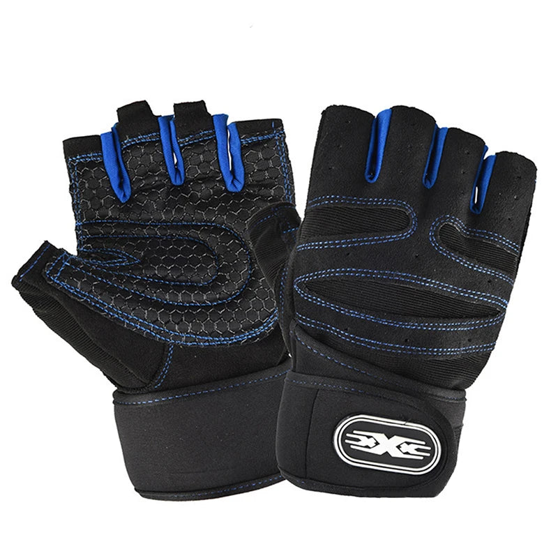 Half-Finger Cycling Gloves – Shock-Absorbing, Breathable | M–XL