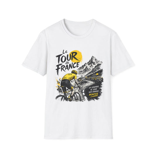 Tour de France 2026 Retro Cyclist Tee – Pure Cotton Oversized
