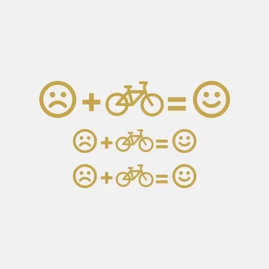 Bike Sticker Decorative Emoticon 
