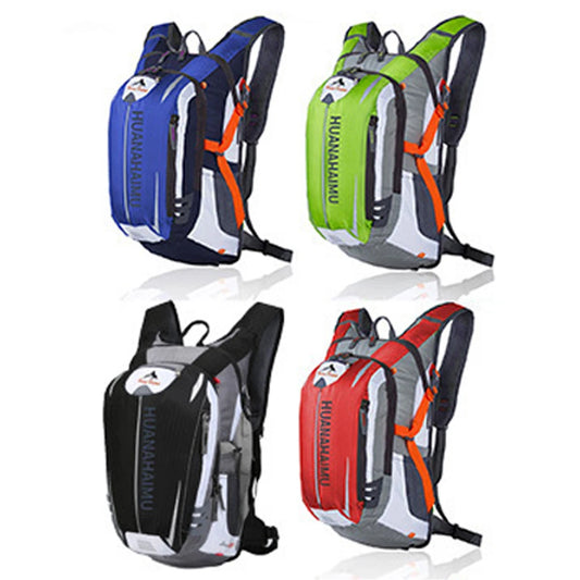 Cycling Backpack with Helmet Holder