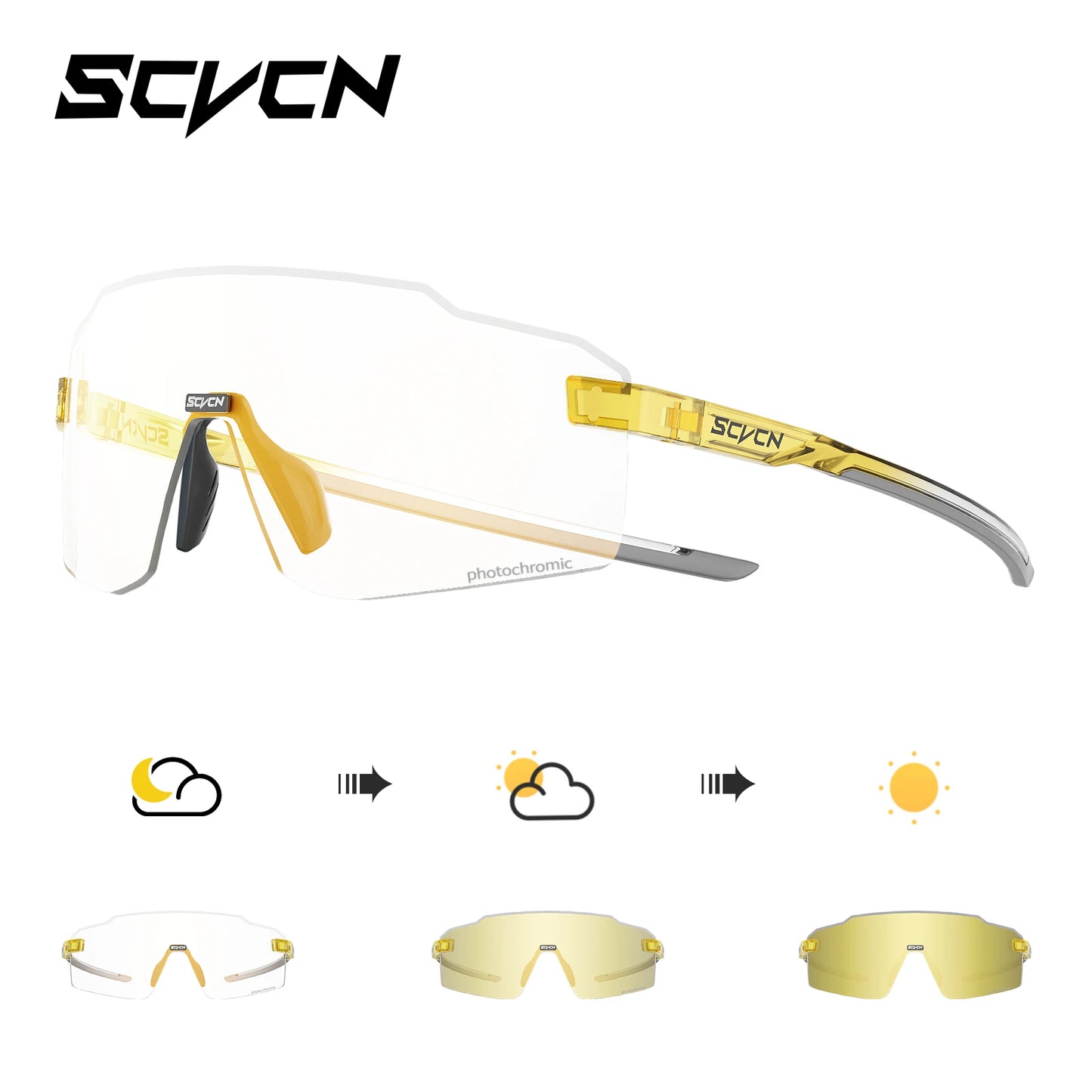 Photochromic Cycling Sunglasses