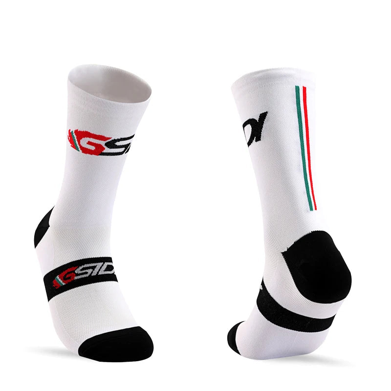 High-Performance Mid-Calf Cycling Socks