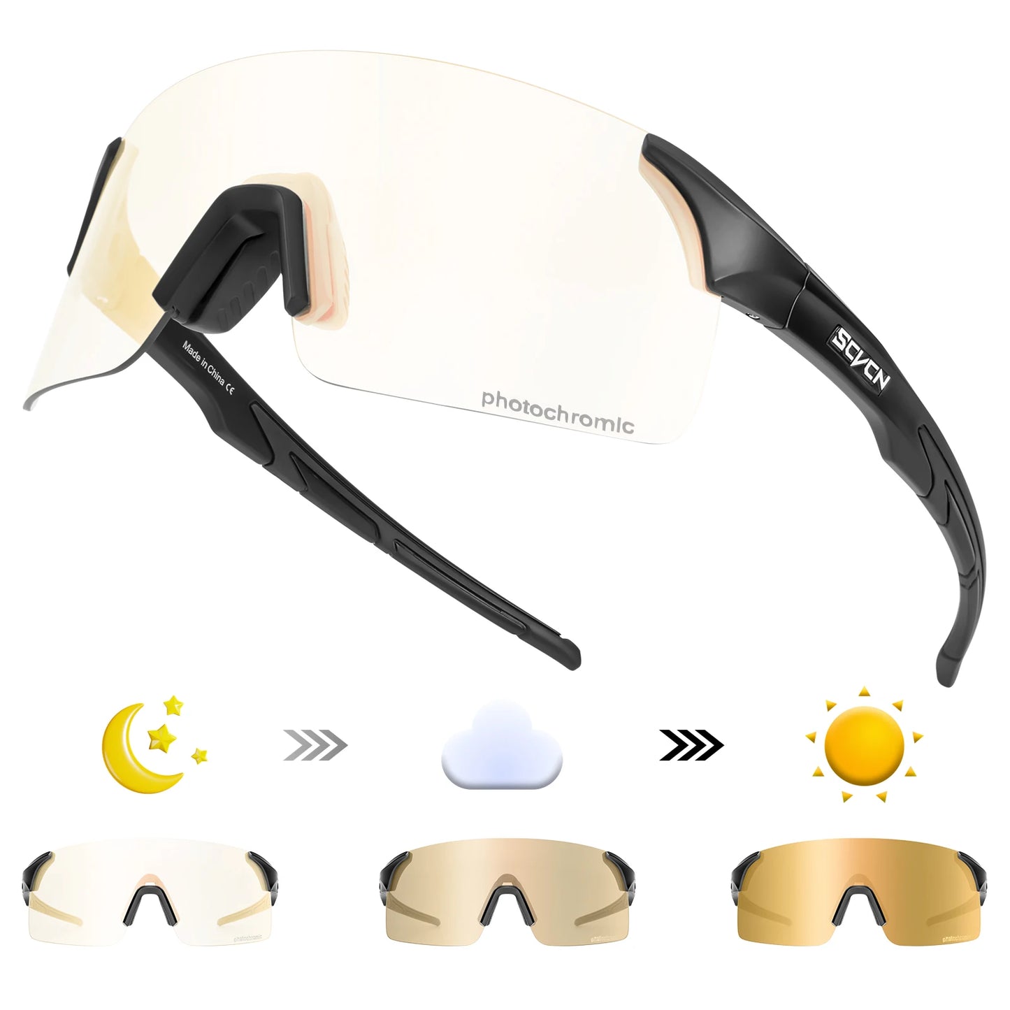 Futuristic Shield Sunglasses