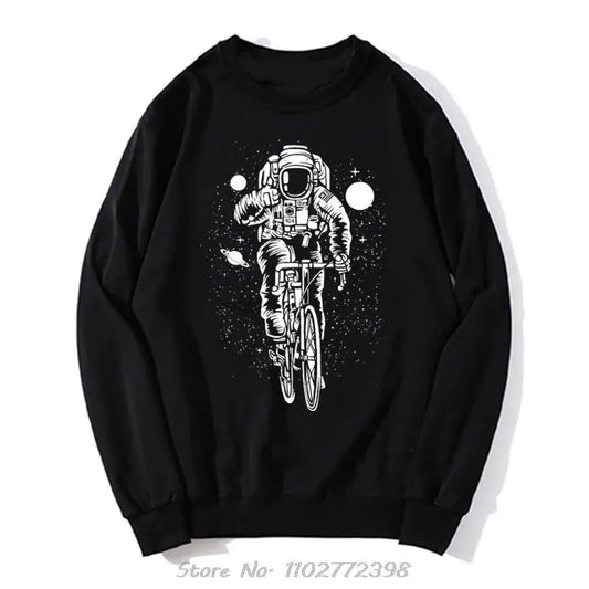 MTB Astronaut Cyclist Hoodie