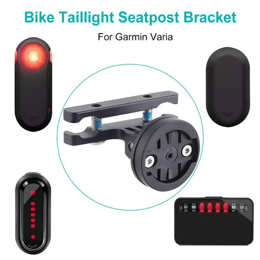 Aluminum Bike Taillight Seatpost Bracket – Adjustable Mount