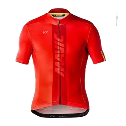 Men’s Cycling Jersey Short Sleeve – Breathable Full Zip Road MTB