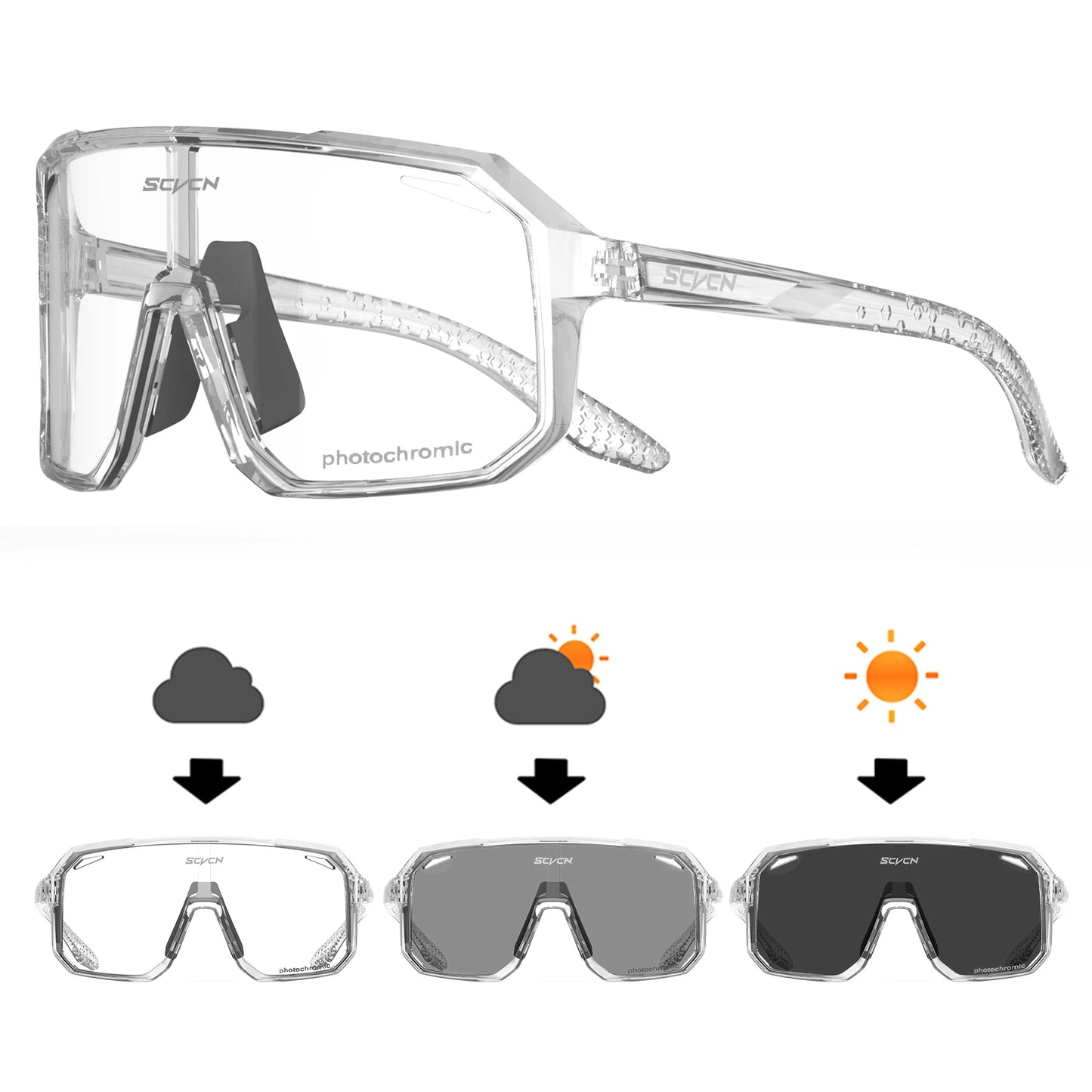 Photochromic Cycling Glasses