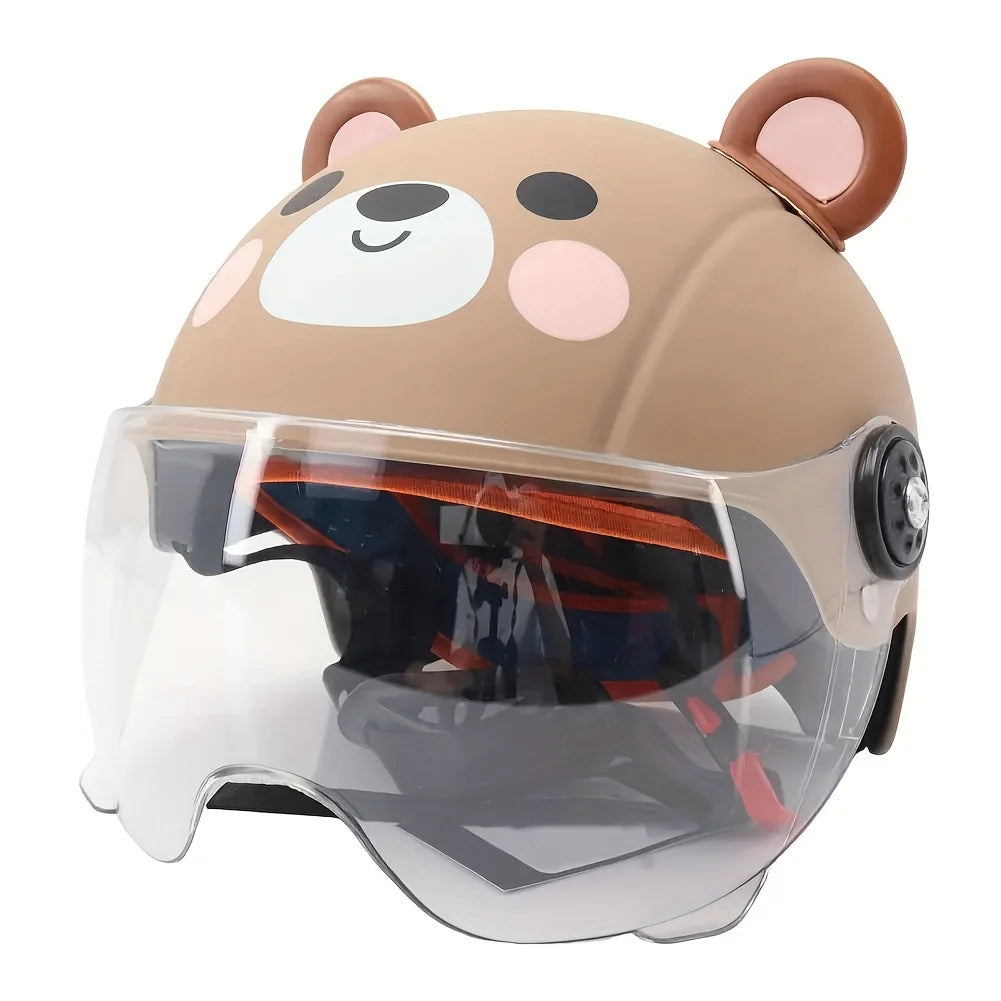 Kids Cartoon Bear Helmet