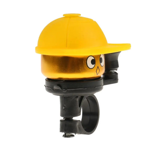 Novelty Hat Bike Bell – Aluminium | Clear Ring | Fits 22.2mm | 3 Colours