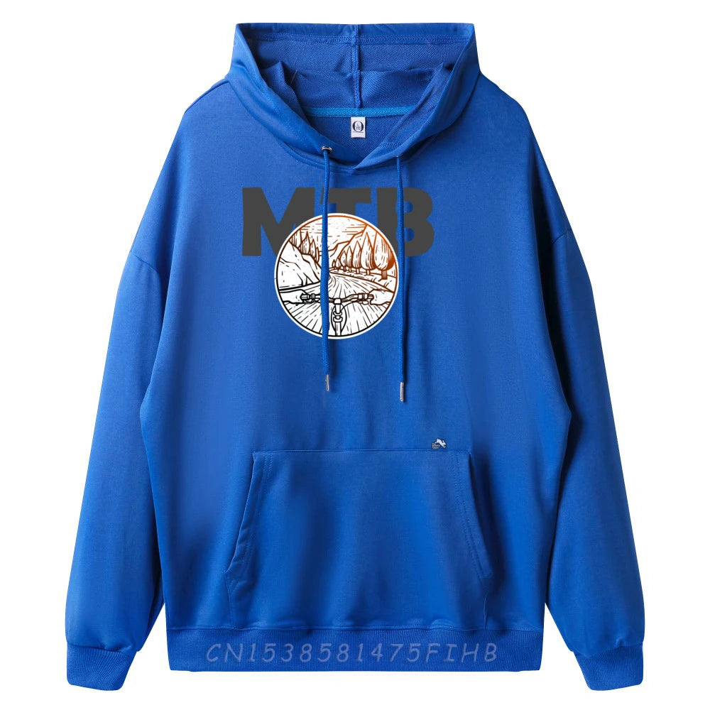 Mountain Bike Graphic Hoodie Man 