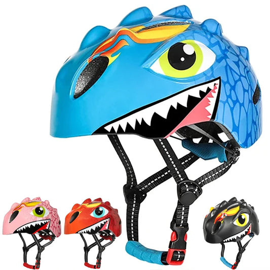 Dinosaurier -Fahrradhelm des Kindes