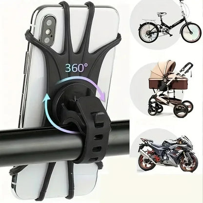 360° Silicone Bike Phone Holder