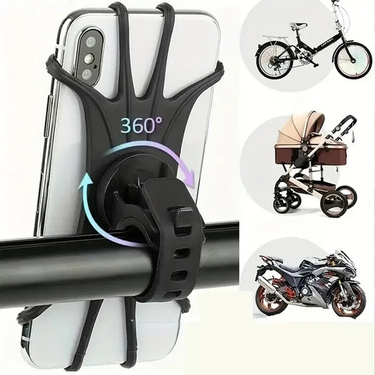 360° Silicone Bike Phone Holder