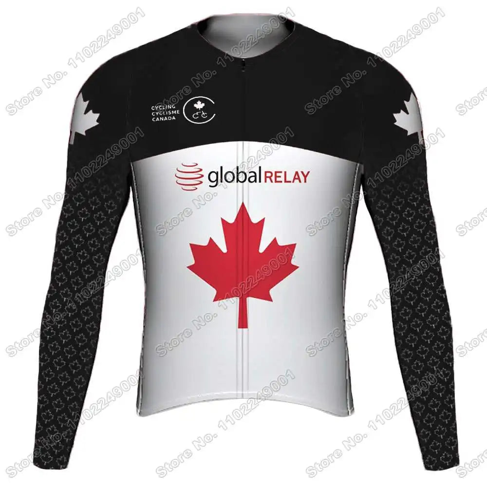 Canada Team Cycling Jersey Long Sleeve 