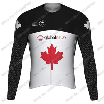 Canada Team Cycling Jersey Long Sleeve 