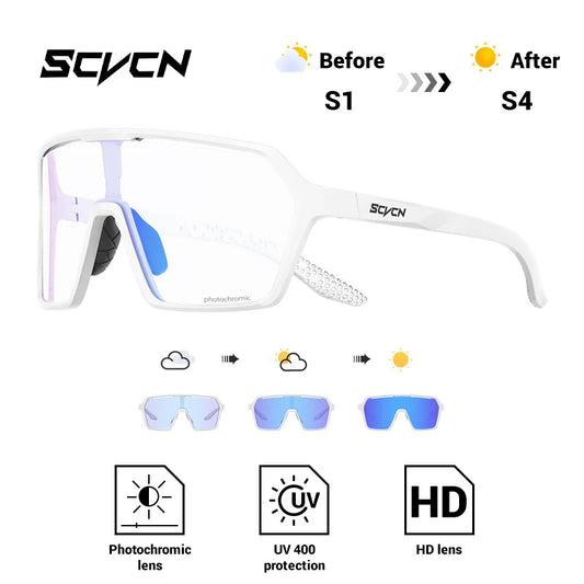 Ultra-Light Photochromic Sports Sunglasses