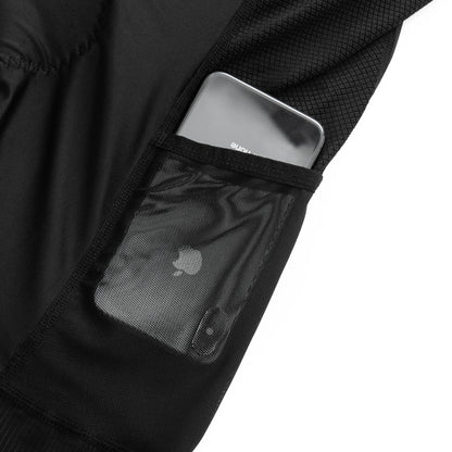 Cycling Bib Shorts with Gel Pad & Mesh Pocket 