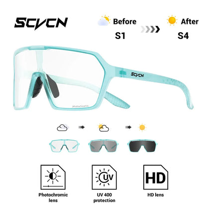 Ultra-Light Photochromic Sports Sunglasses