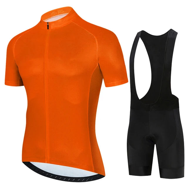Cycling Jersey and Bib Shorts Set 