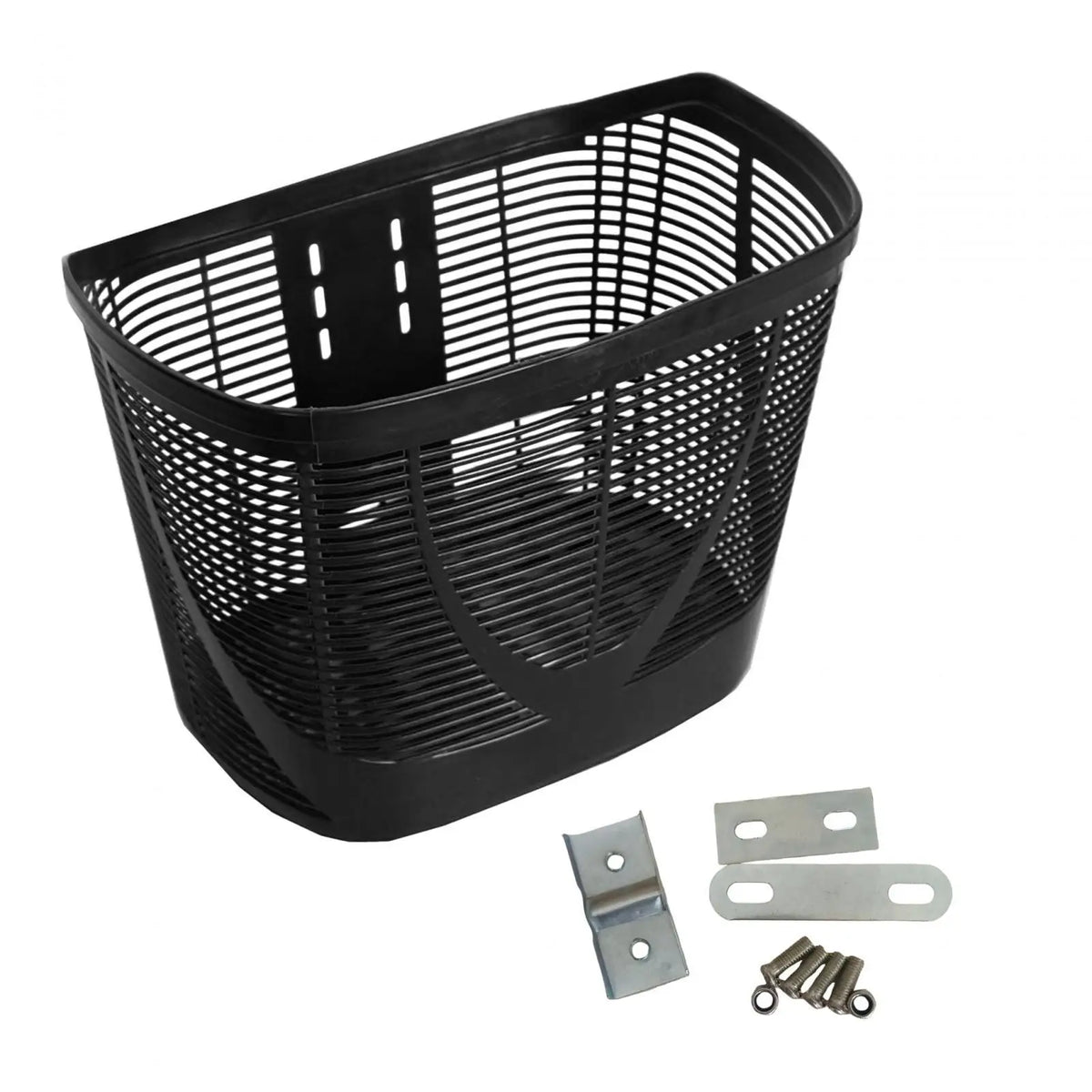 Large Plastic Bike Front Basket – Universal Handlebar Storage