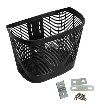 Large Plastic Bike Front Basket – Universal Handlebar Storage