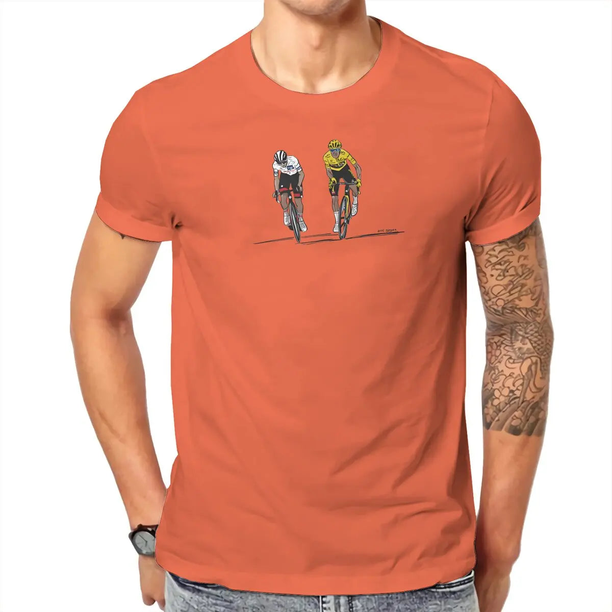 Camicia grafica classica da ciclista