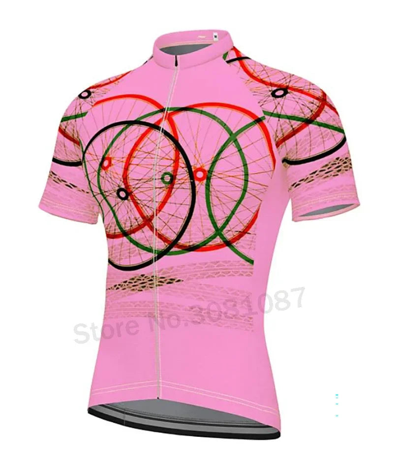 Men’s Short Sleeve Cycling Jersey – Quick Dry MTB & Road Bike Shirt