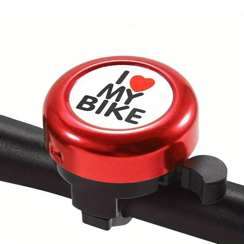 Campanello per bicicletta per bambini “I Love My Bike”.