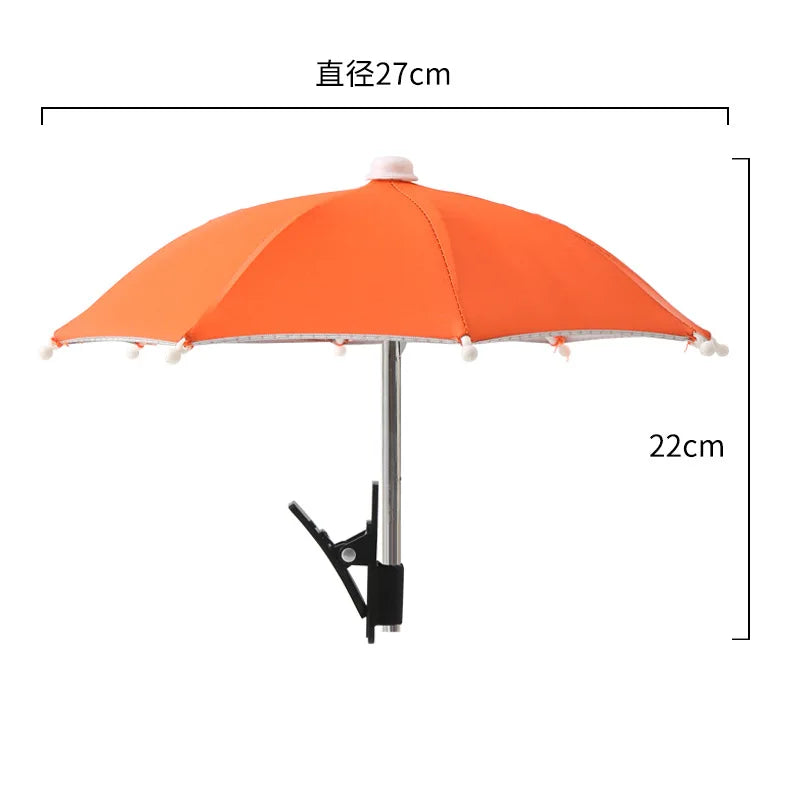 Ombrello parasole per cellulare