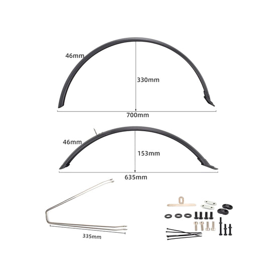 2Pcs Mountain Bike Mud Guards