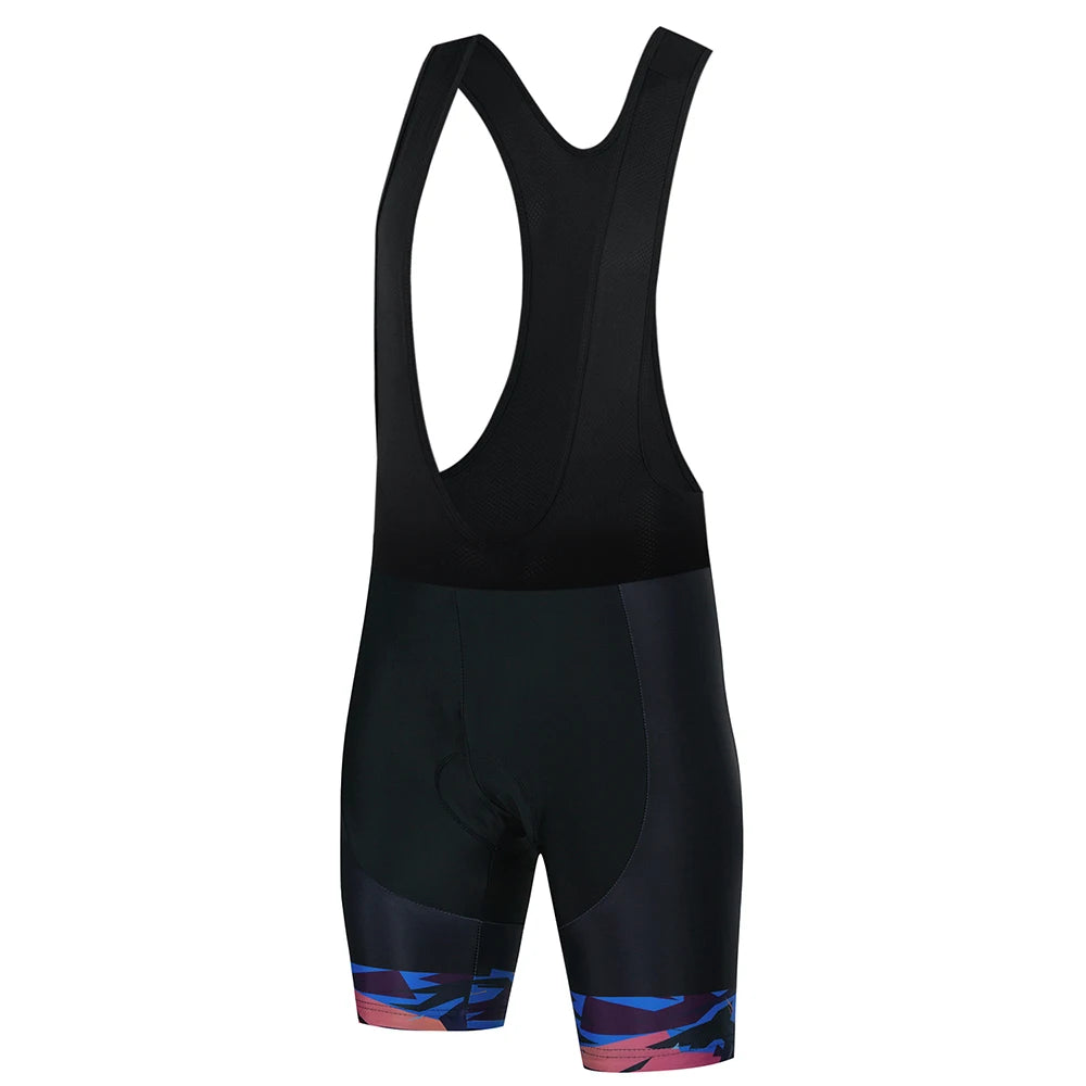 Men’s Cycling Bib Shorts – 19D Gel Pad, Quick-Dry