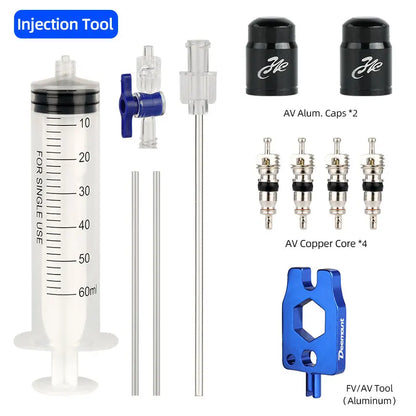 Bicycle Tubeless Tire Sealant Injector
