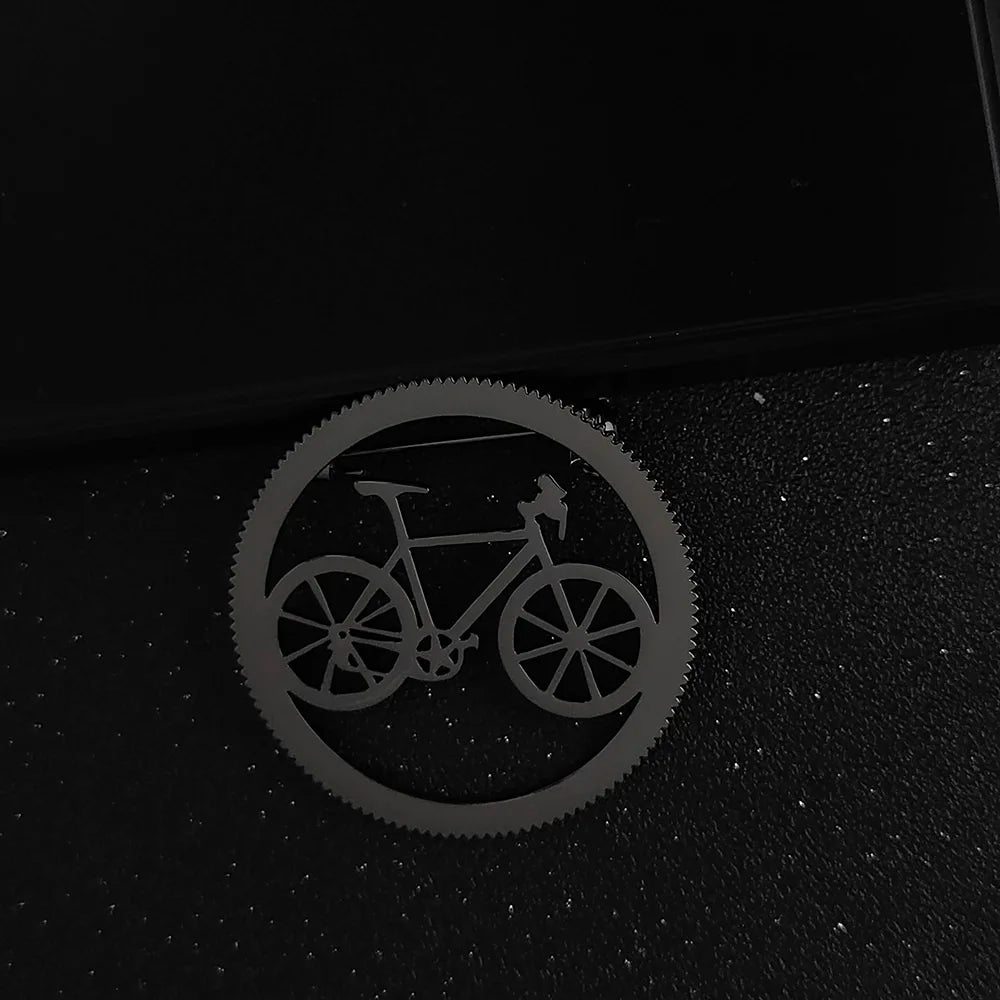 Fashion Bicycle Shape Brooch Men 