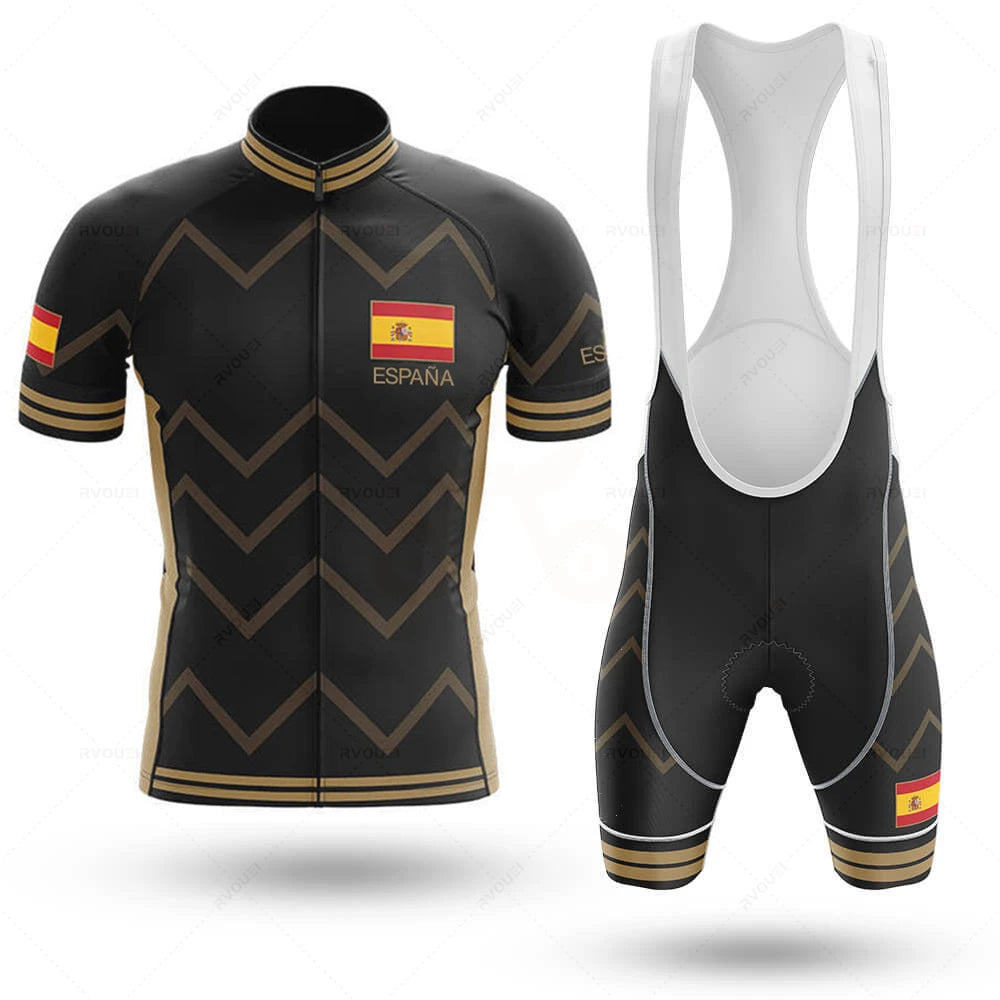 Conjunto de ciclismo Espanha 