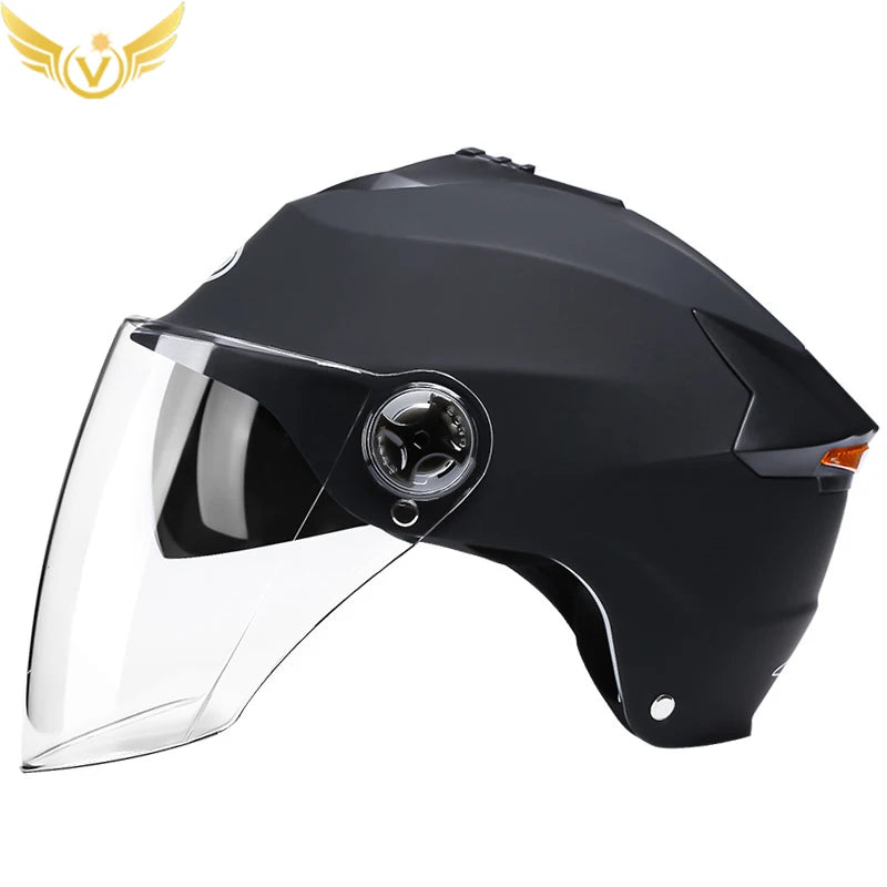 Dual Lens LED Motorcycle Helmet