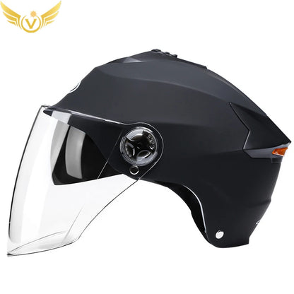 Dual Lens LED Motorcycle Helmet