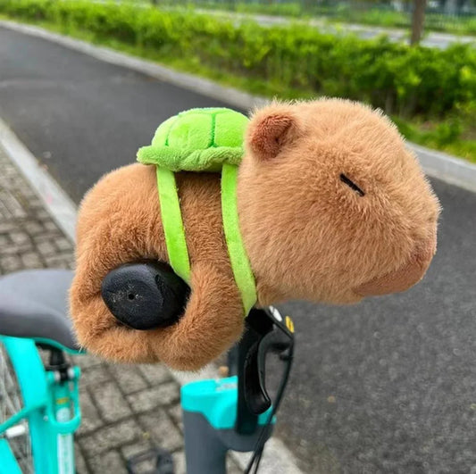 Accessoires de vélo Capybara en peluche