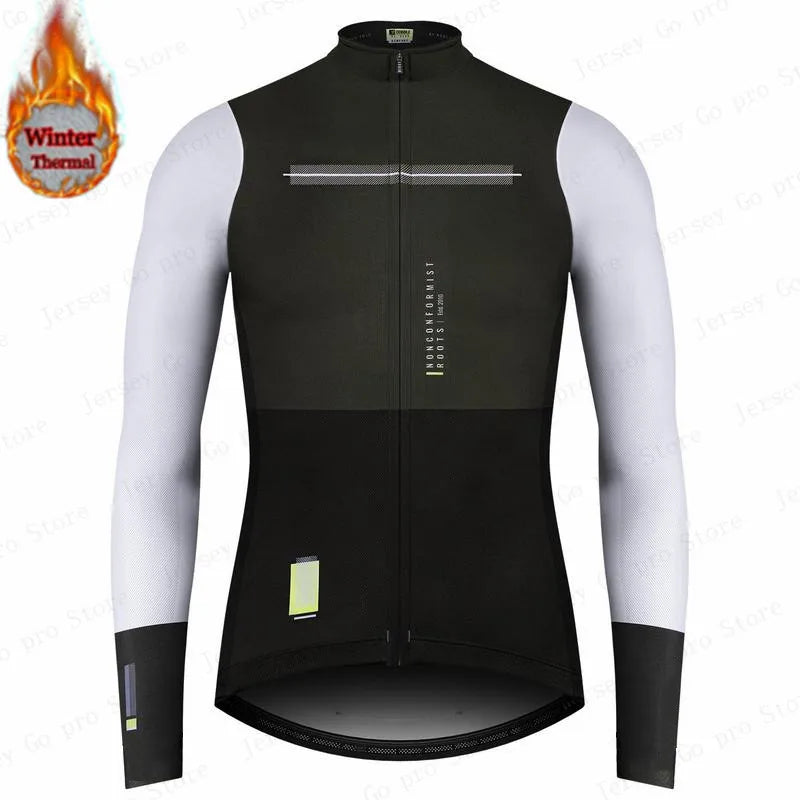 Thermal Fleece Jacket Cycling 