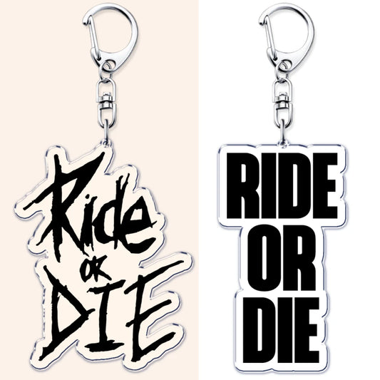 Ride or Die Schlüsselanhänger-Modelle 