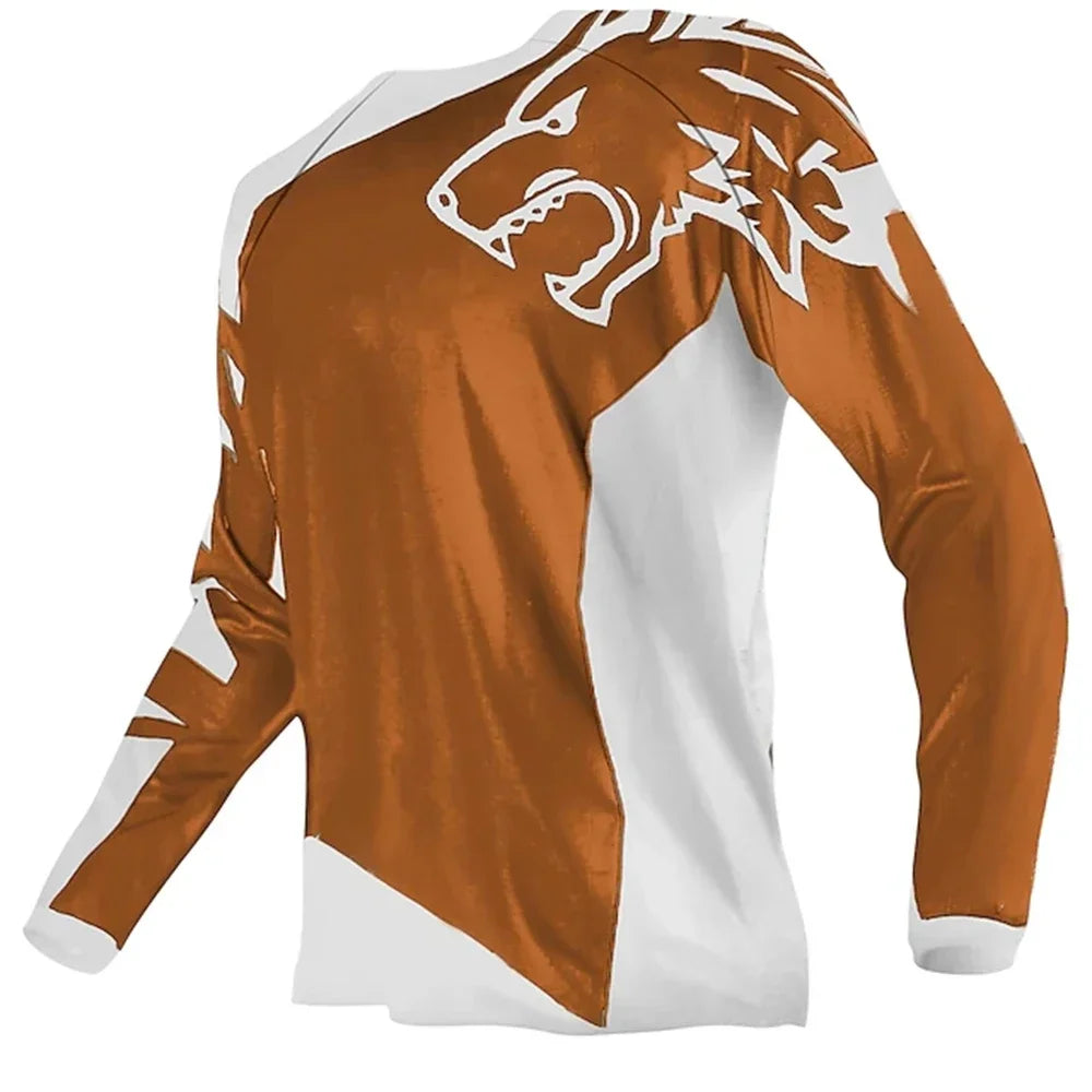 Men’s Downhill Long Sleeved Bicycle Jersey