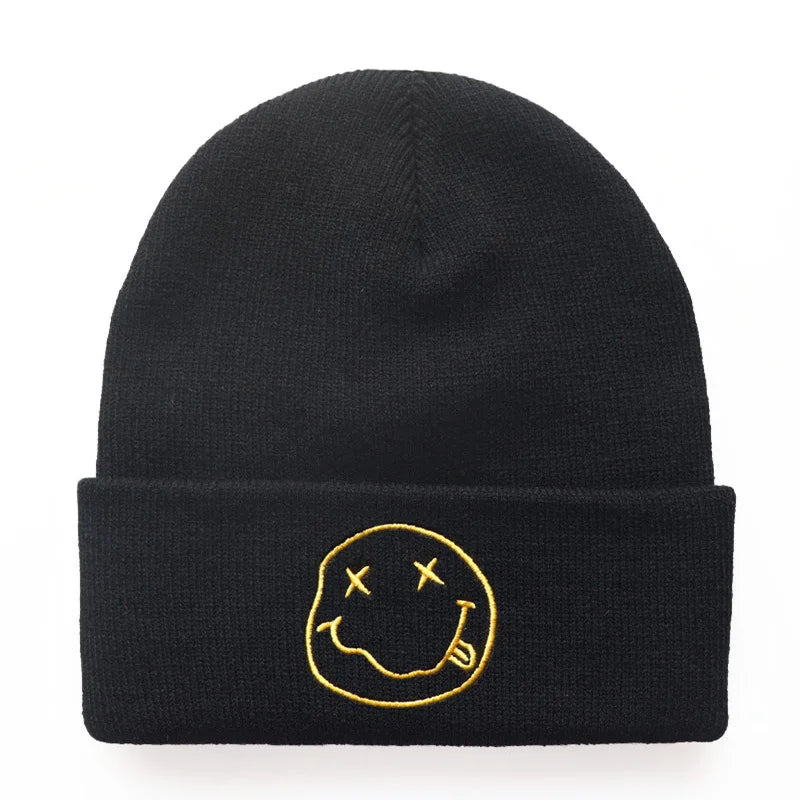 Mũ dệt kim thêu Unisex