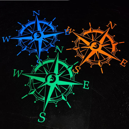 Reflektierende "Kompassrose" -Dahnen