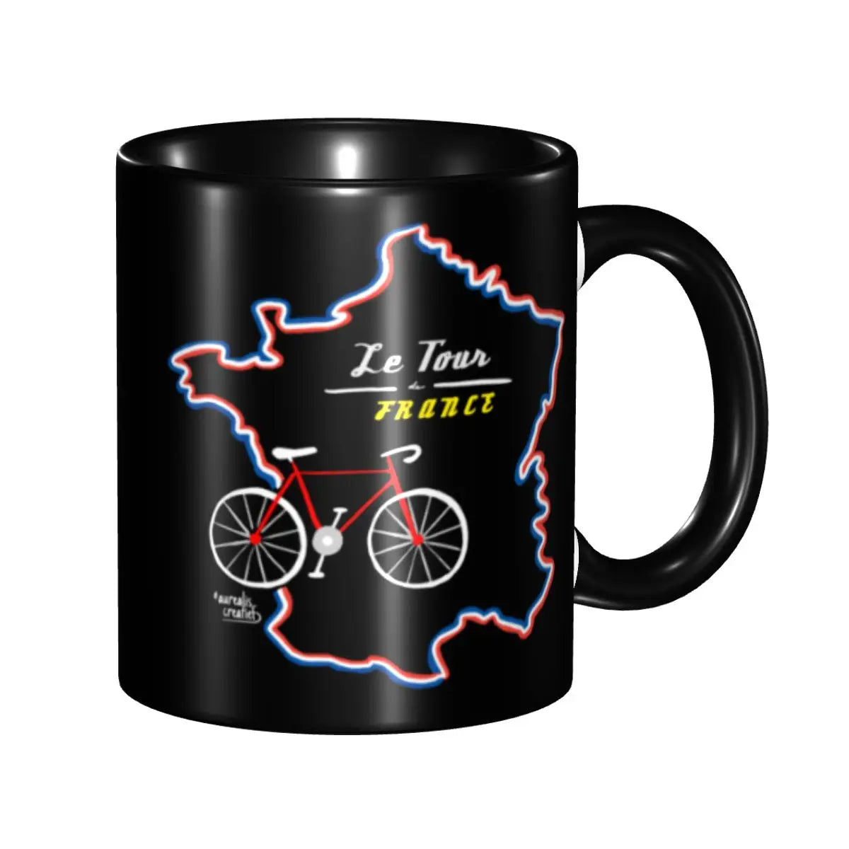 Cycling Race Ceramic Mug – 330ml Custom Design Gift for Cyclists