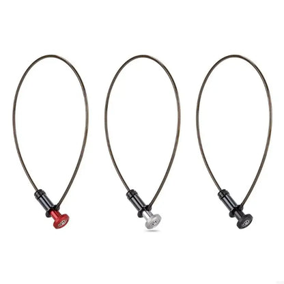 Lightweight Steel Cable Bike Lock with Key – For Bicycles, Helmets & MTB