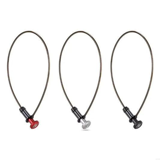 Lightweight Steel Cable Bike Lock with Key – For Bicycles, Helmets & MTB