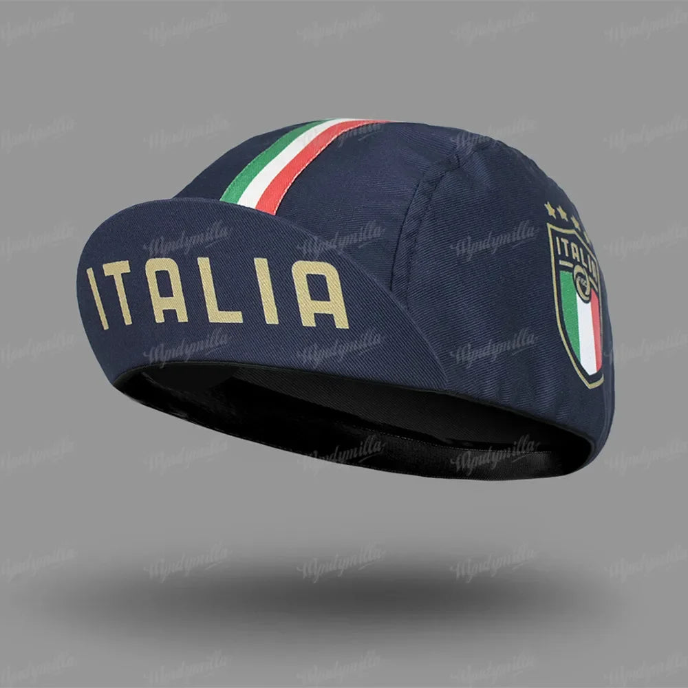 Ciclista con maschera a pieno facciale punk 