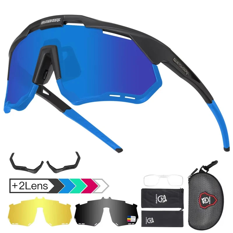 Sports Sunglasses with Modular Frame