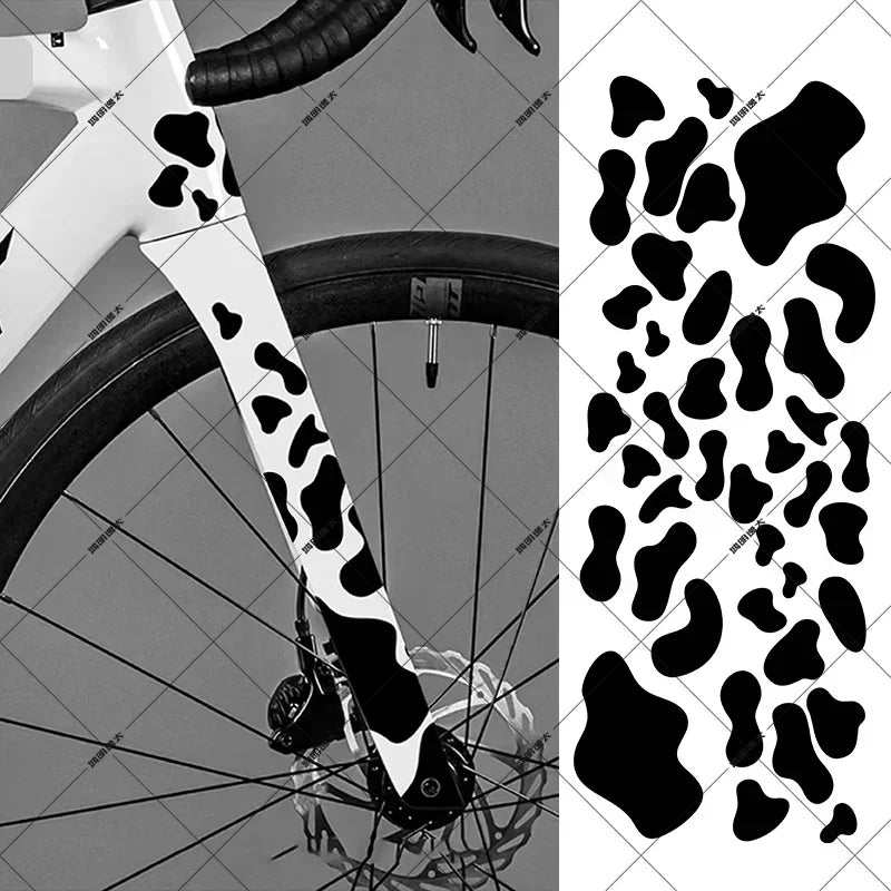 Graffiti Cycling Frame Sticker Set – Reflective & Waterproof